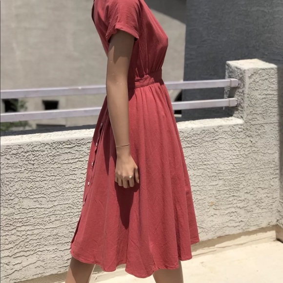 Red Boutique Backless Open back Dress Small $188 - Picture 5 of 9